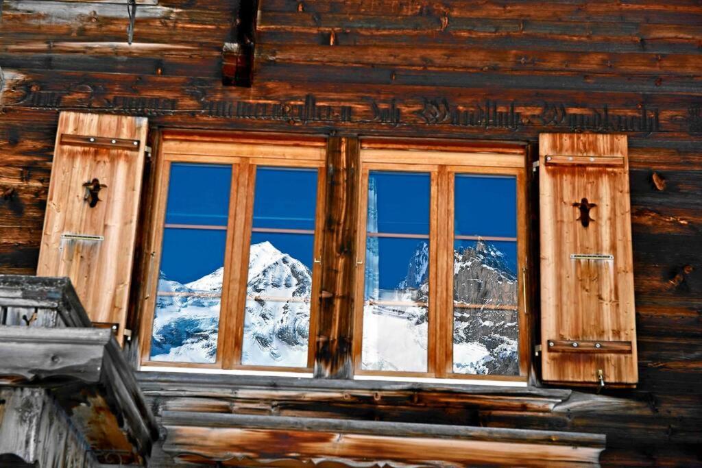 Peacefull Mountains View Apartment Kandersteg Exterior foto