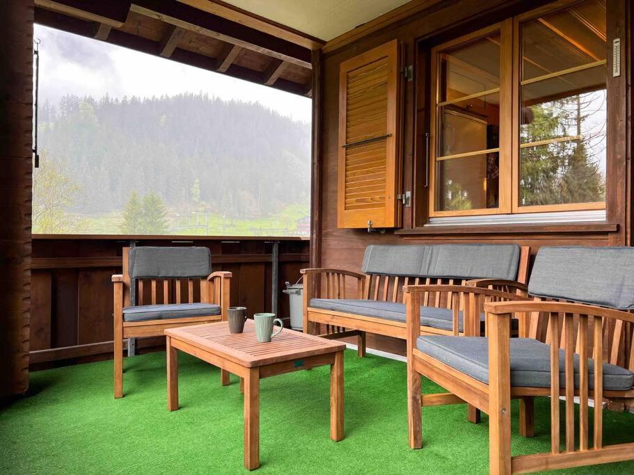 Peacefull Mountains View Apartment Kandersteg Exterior foto