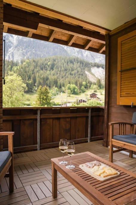 Peacefull Mountains View Apartment Kandersteg Exterior foto