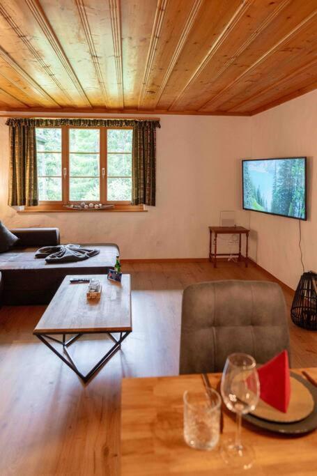 Peacefull Mountains View Apartment Kandersteg Exterior foto